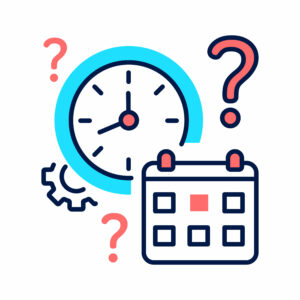 Timing Clock Question Mark